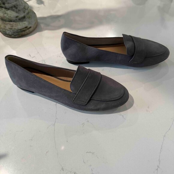 Talbots Round Toe Loafers Slip on Shoes Suede Gray Sz 7.5 - Picture 3 of 6